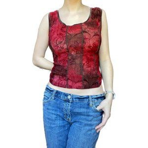 super vampy corset style tank top!